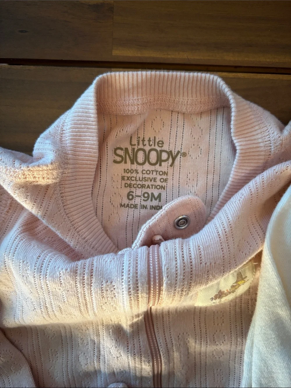 Little Turkey Cream Zipper Footed One-Piece